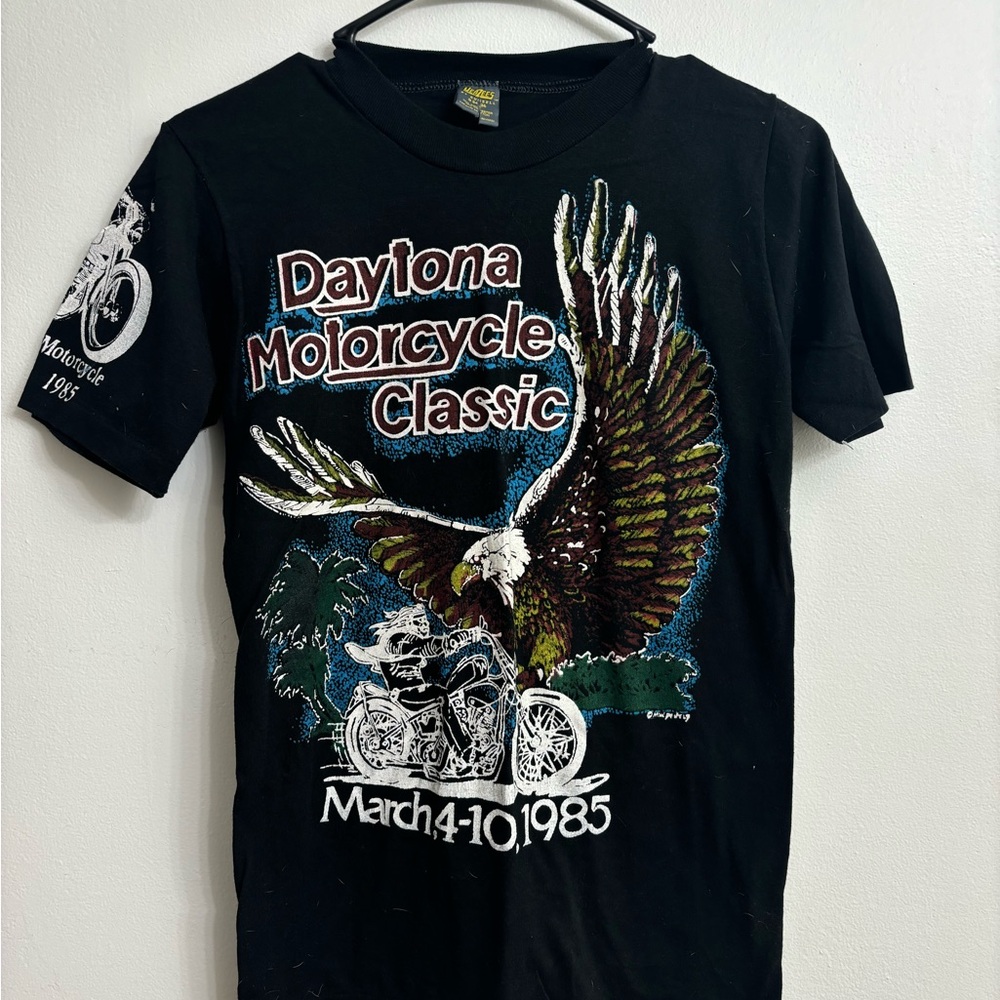 Daytona Motorcycle Classic Black T-Shirt